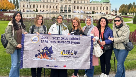 Mersin İl Millî Eğitim Müdürü Fazilet Durmuş, Viyana’da Erasmus Çalışmalarına Katıldı