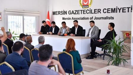 MSK’DAN MERSİN GAZETECİLER CEMİYETİ’NE ZİYARET
