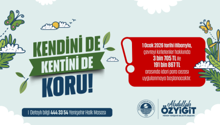 Yenişehir Belediyesinden temizlik hareketi: “Kendini de Kentini de Koru”